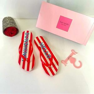 Kate Spade New York Feldon Tamarillo Multi Flip Flop Sandal New - Duplicate